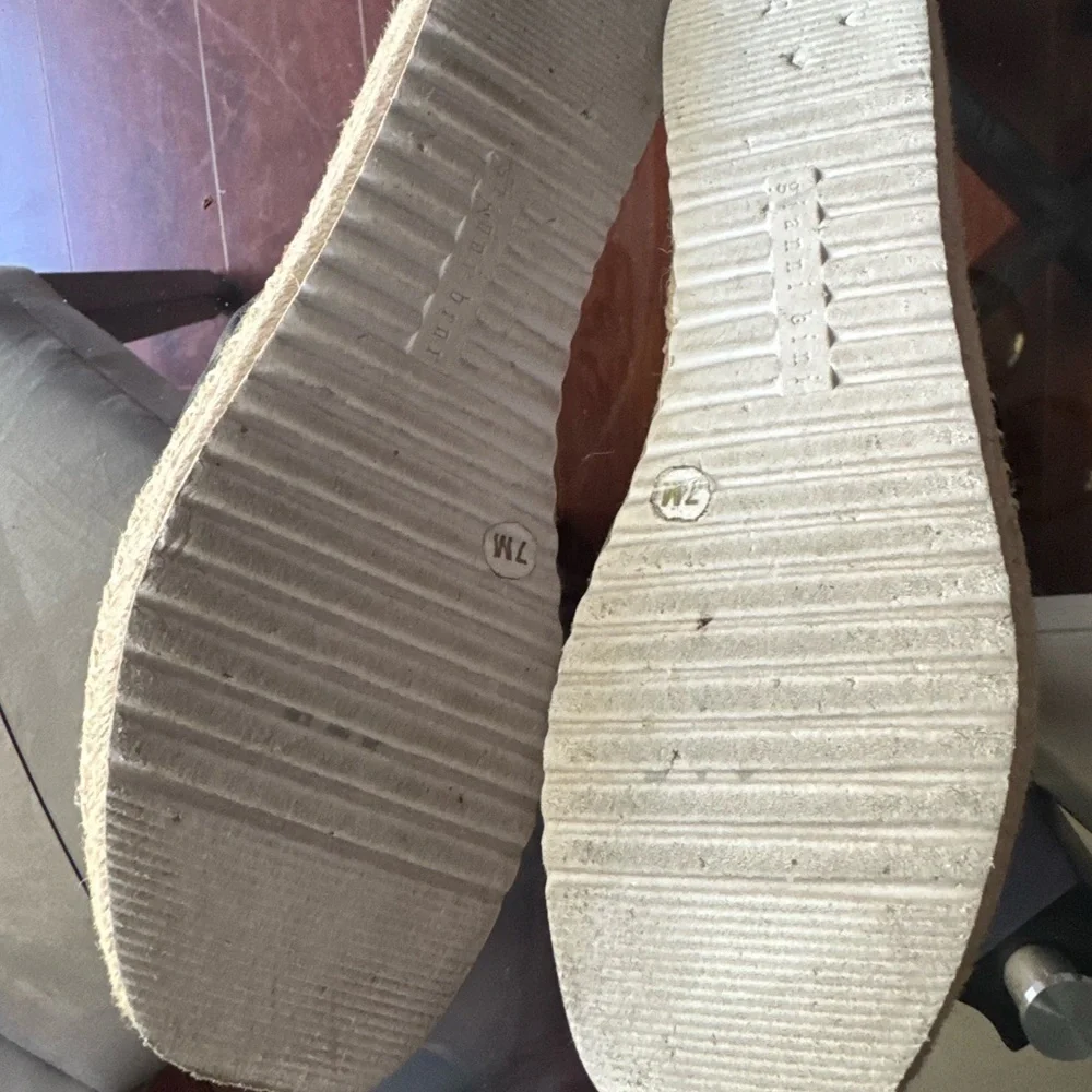 Gianni Bini Black Espadrille Shoes size 7